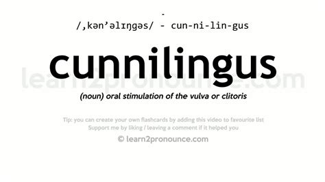 cunniligus|CUNNILINGUS Definition & Meaning